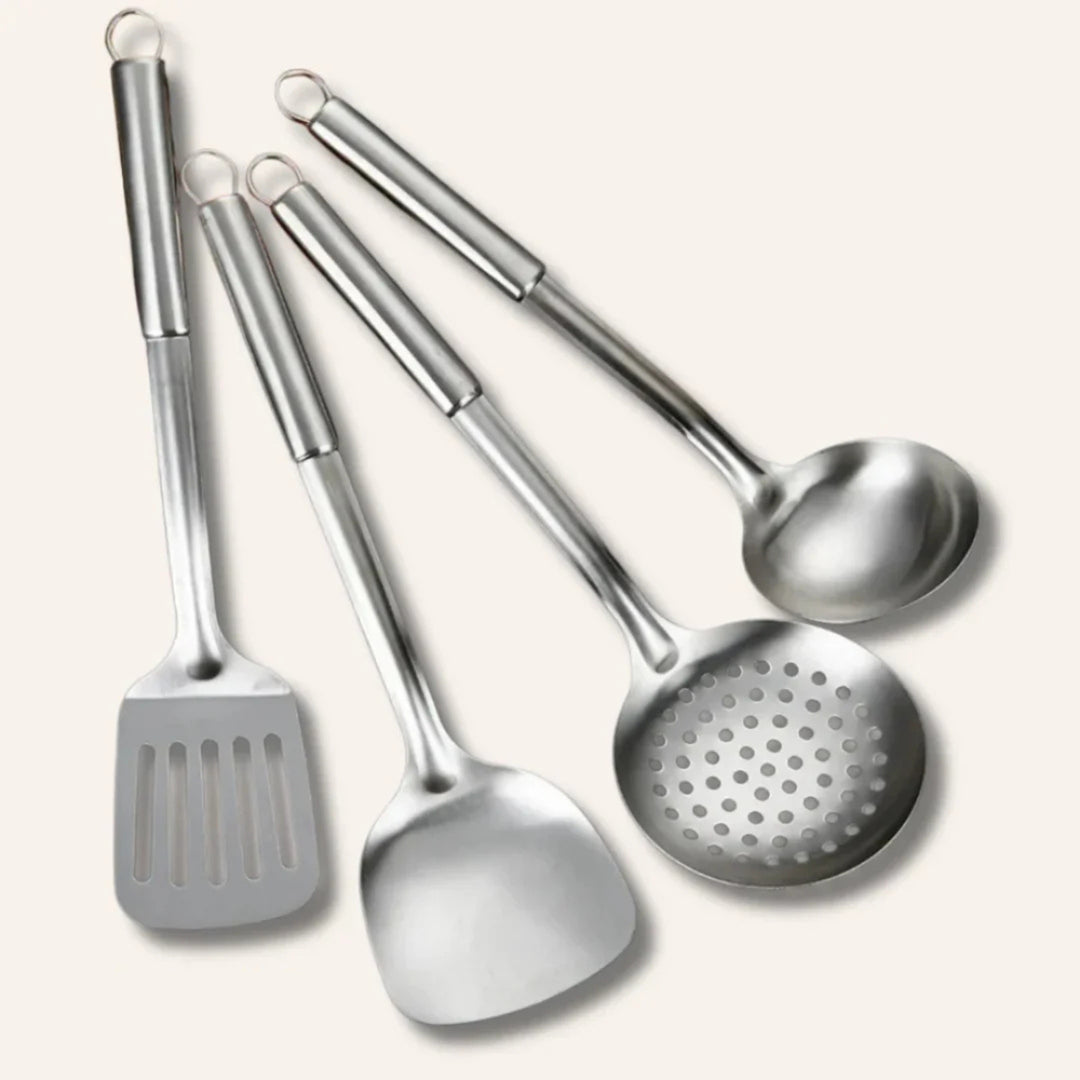 Family Feast Bundle: 4 Pans + Utensils Set