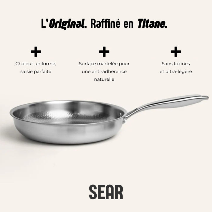 Titanium Hammered Pan