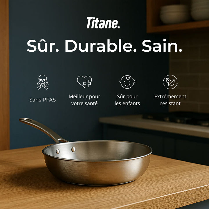 Titanium Hammered Pan